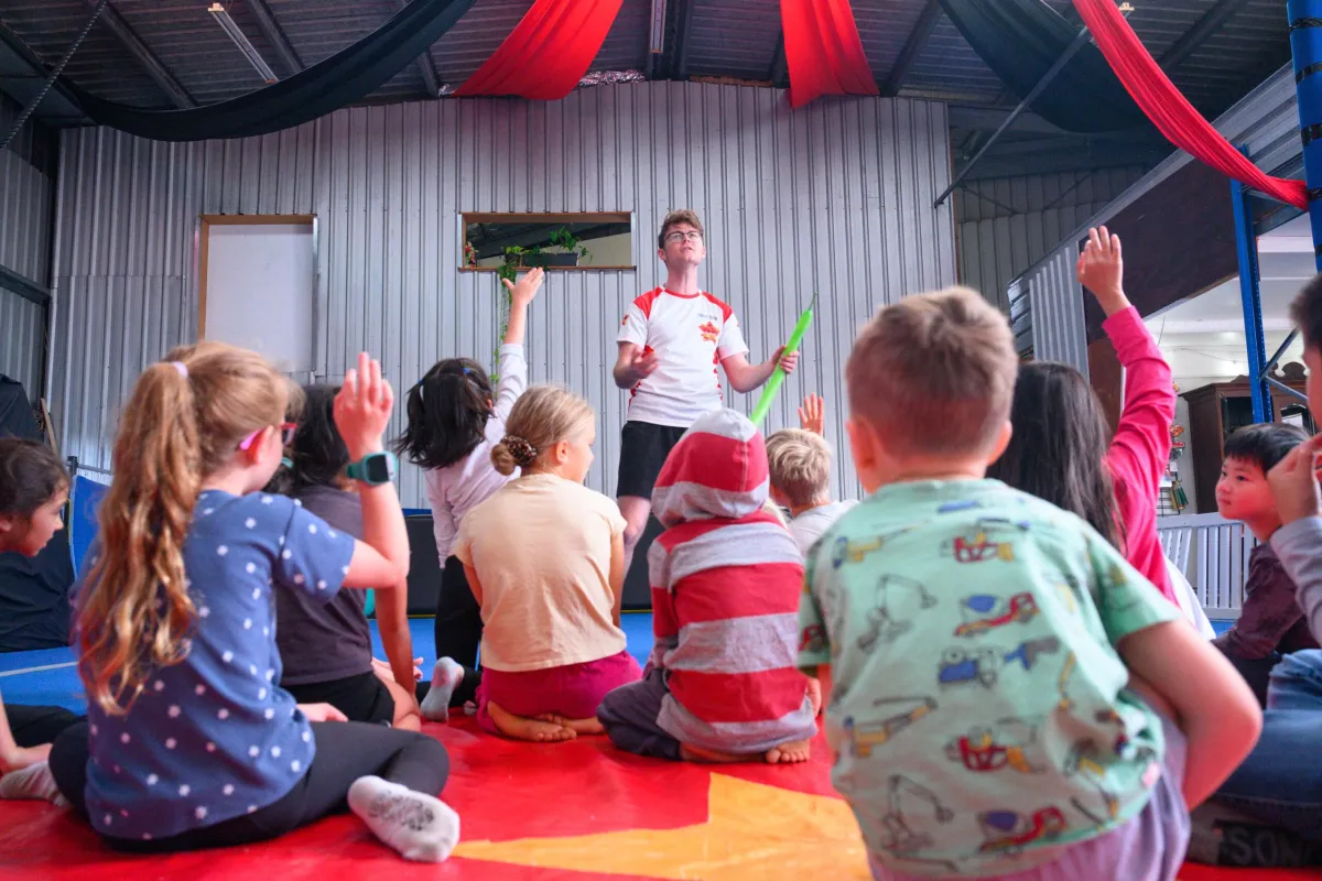 Inside the BigStar Circus space, Molendinar